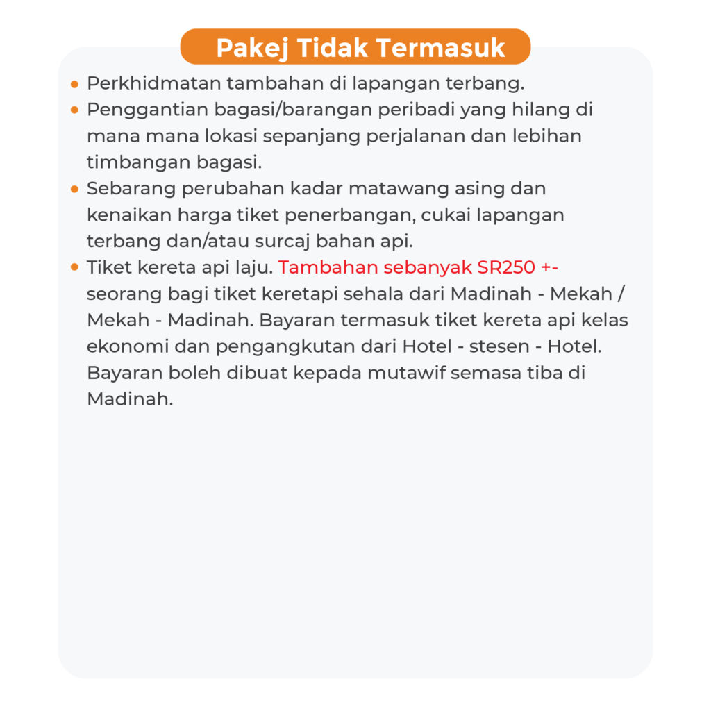 Pakej Umrah Permulaan Ramadan