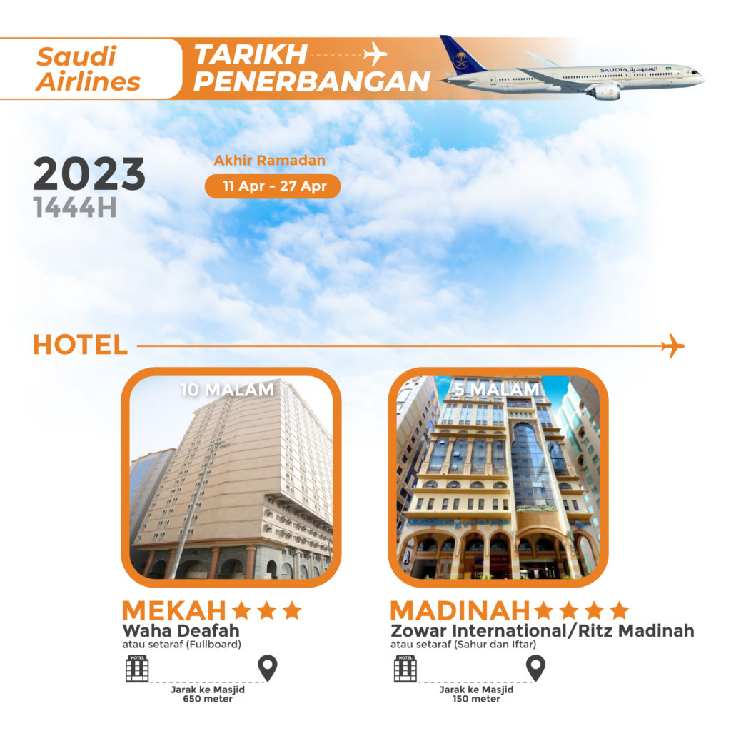 Tarikh Pakej Umrah Akhir Ramadhan